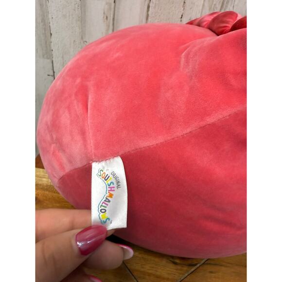 Squishmallows Poleena the Red Dinosaur Medium 8” Plush Toy - Picture 6 of 6